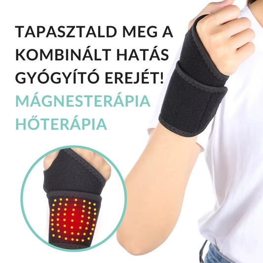Mágnesterápiás Csuklóvédő- Ínhüvelygyulladás, Csuklófájdalom Ellen (2 db, 1 pár)