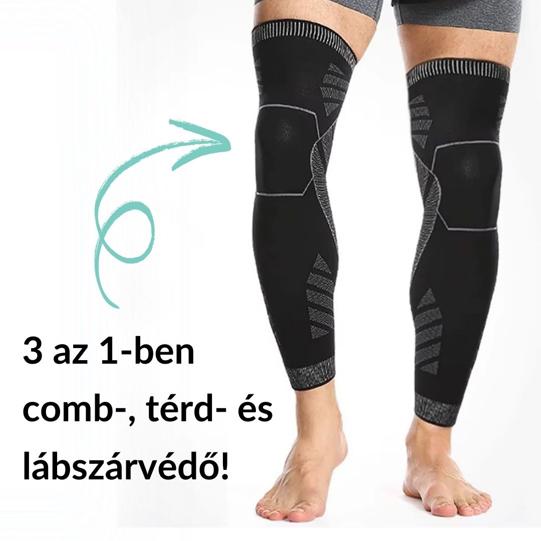 Kompressziós Lábvédő- Comb,-Térd,- és Vádli fájdalomra (1 pár, 2 darab)