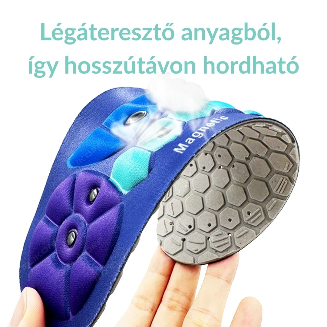 Mágnesterápiás-Akkupresszúrás Talpbetét (2 db, 1 pár)