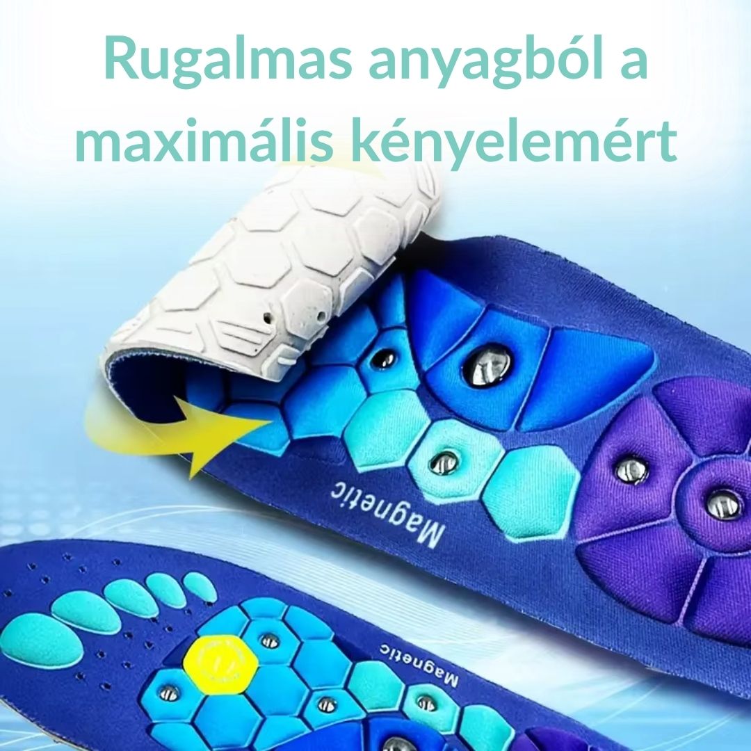 Mágnesterápiás-Akkupresszúrás Talpbetét (2 db, 1 pár)