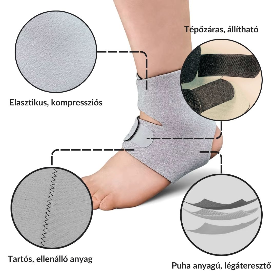 Bokavédő- Stabil Támasz Boka Fájdalomra (1 pár, 2 db)