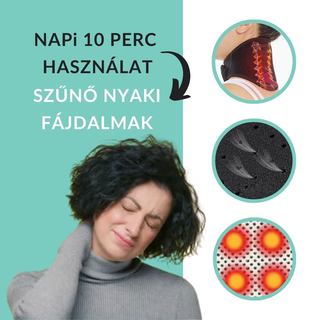 Mágnesterápiás Nyakvédő- Nyakfájdalom Ellen