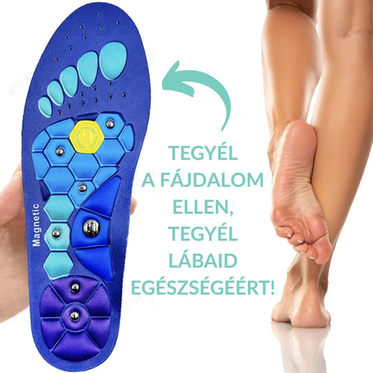 Mágnesterápiás-Akkupresszúrás Talpbetét (2 db, 1 pár)