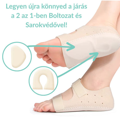 Boltozatemelő Sarokvédő- Sarok és Talp Fájdalom Ellen - 2 db (1 pár)