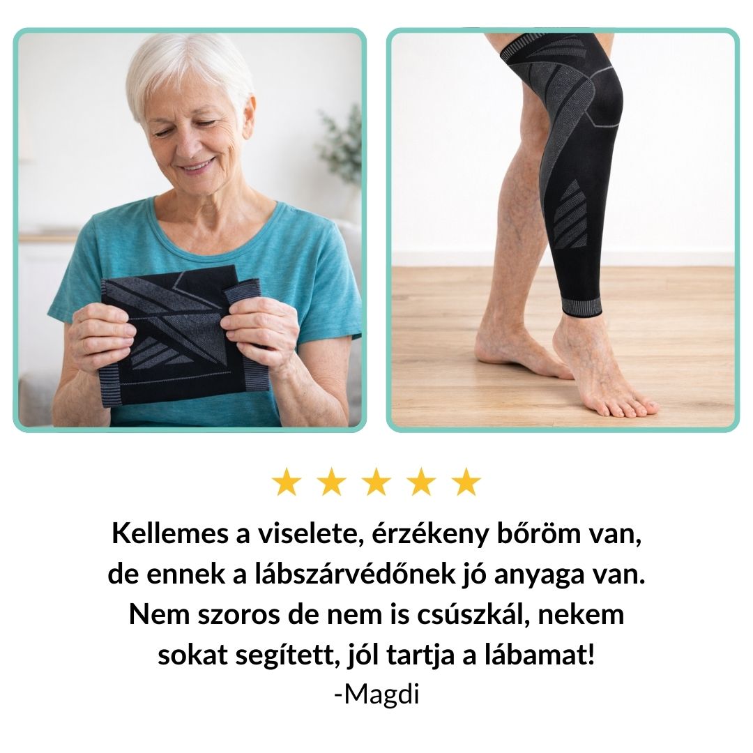Kompressziós Lábvédő- Comb,-Térd,- és Vádli fájdalomra (1 pár, 2 darab)