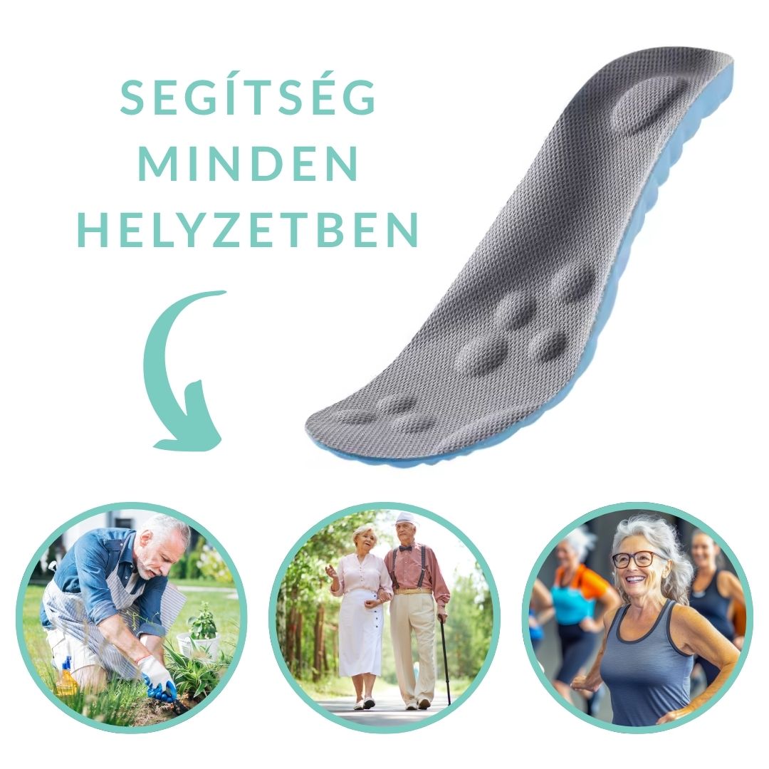 Ergonomikus Talpbetét- Lábfájdalom Ellen (Puha Léptek)