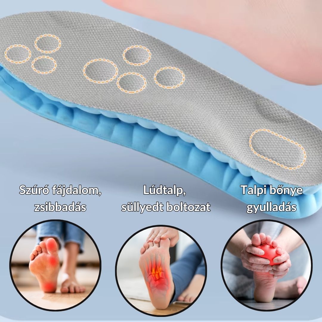Ergonomikus Talpbetét- Lábfájdalom Ellen (Puha Léptek)