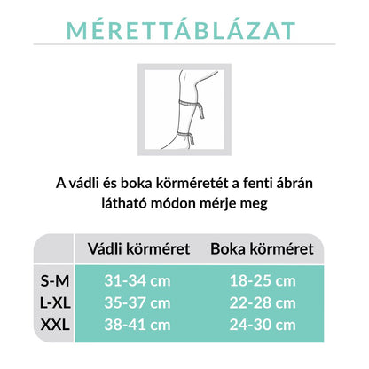 Kompressziós Vádlivédő- Vádlifájdalom Ellen (2 db, 1 pár)