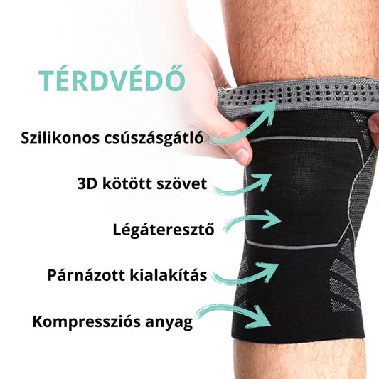 Kompressziós Térdvédő- Stabil Fájdalommentes Térdek (1 pár, 2db)