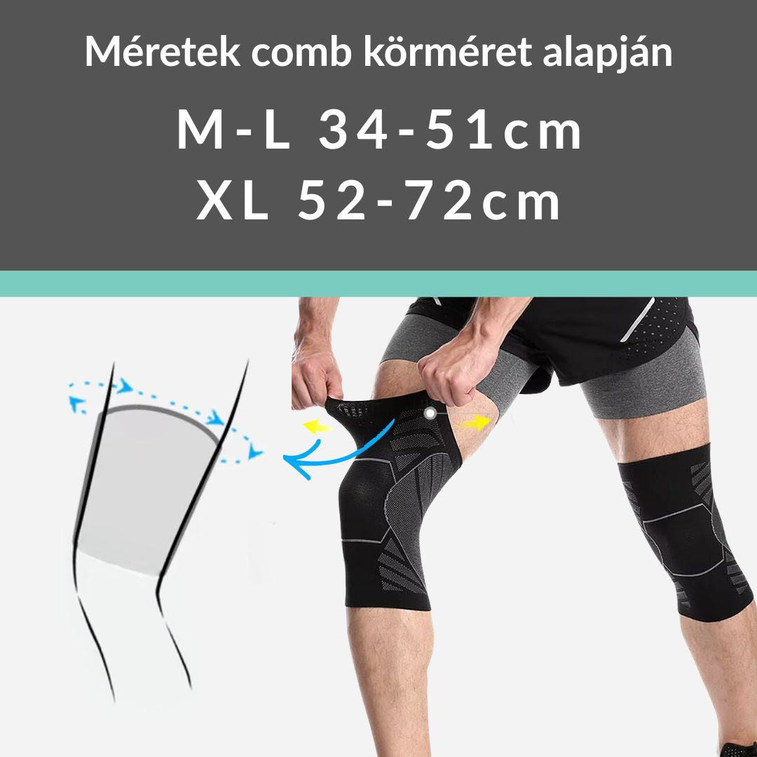 Kompressziós Térdvédő- Stabil Fájdalommentes Térdek (1 pár, 2db)